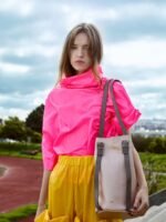 Drawstring Backpack Blush - Image 3